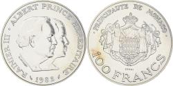 World Coins - Coin, Monaco, Rainier III et Albert, 100 Francs, 1982, Paris, ESSAI,