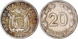 World Coins - Coin, Ecuador, 20 Centavos, 1946