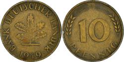 World Coins - Coin, GERMANY - FEDERAL REPUBLIC, 10 Pfennig, 1949, Munich, , Brass