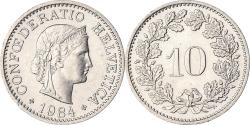 World Coins - Coin, Switzerland, 10 Rappen, 1984