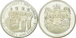 World Coins - Belgium, Medal, Roi Albert Ier avec sa Famille, 1998, , Silver