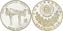 World Coins - Coin, KOREA-SOUTH, 5000 Won, 1987, BE, , Silver, KM:66