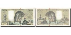 World Coins - France, 500 Francs, Pascal, 1981, 1981-06-04, VF(20-25), Fayette:71.24, KM:156e