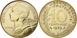 World Coins - France, 10 Centimes, Marianne, 1989, Paris, Aluminum-Bronze,