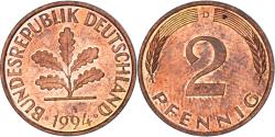 World Coins - Coin, Germany, 2 Pfennig, 1994