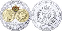 World Coins - France, Medal, Monarques Européens, Napoléon Bonaparte, Silver Plated Copper