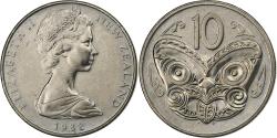 World Coins - New Zealand, Elizabeth II, 10 Cents, 1982, Copper-nickel, , KM:41.1