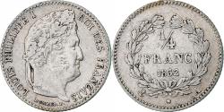 World Coins - France, Louis-Philippe I, 1/4 Franc, 1832, Paris, Silver, , Gadoury:355