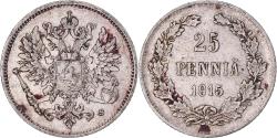 World Coins - Coin, Finland, Nicholas II, 25 Penniä, 1915, Helsinki, , Silver