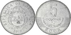 World Coins - Coin, Costa Rica, 5 Colones, 2012
