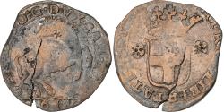 World Coins - Duchy of Savoy, Carlo Emanuele I, Cavallotto, 1618, Billon,