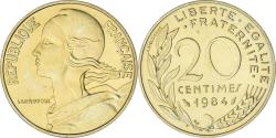 World Coins - France, Marianne, 20 Centimes, 1984, Paris, , Aluminum-Bronze, KM:930