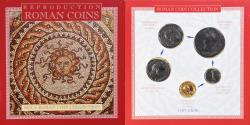 World Coins - France, Set Monnaies romaines, 1st-2nd century, Set 5 Monnaies.,
