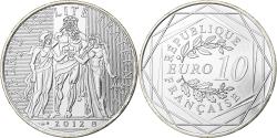 World Coins - France, 10 Euro, Hercule, 2012, Monnaie de Paris, Silver,