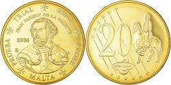 World Coins - Malta, Fantasy euro patterns, 20 Euro Cent, 2004, , Brass