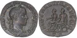 Ancient Coins - Coin, Philip II, Sestertius, 249, Rome, , Bronze, RIC:267a