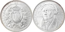 World Coins - San Marino, 5 Euro, Melchiorre Delfico, 2006, Rome, , Silver, KM:472