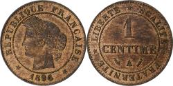 World Coins - France, 1 Centime, Cérès, 1896, Paris, Bronze, , Gadoury:88