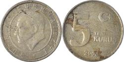 World Coins - Coin, Turkey, 5 New Kurus, 2008