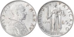 World Coins - Coin, VATICAN CITY, Pius XII, 5 Lire, 1953, Roma, , Aluminum, KM:51.1