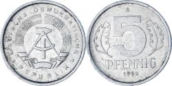 World Coins - Coin, GERMAN-DEMOCRATIC REPUBLIC, 5 Pfennig, 1983, Berlin, , Aluminum