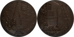 World Coins - France, Medal, Mariage, Noces d'Or, Seyne-sur-mer, 1984, Quérolle,