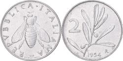 World Coins - Coin, Italy, 2 Lire, 1954, Rome, , Aluminum, KM:91