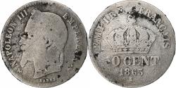World Coins - Coin, France, Napoleon III, 50 Centimes, 1865, Bordeaux, , Silver