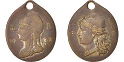 World Coins - France, Medal, French Third Republic, History, 1892, , Copper