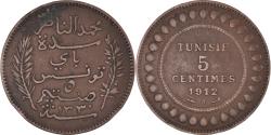 World Coins - Coin, Tunisia, 5 Centimes, 1912
