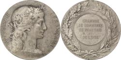 World Coins - France, Medal, French Third Republic, Politics, Society, War, , Silver