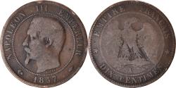 World Coins - Coin, France, 10 Centimes, 1857