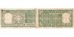World Coins - Banknote, India, 5 Rupees, Undated, KM:56a, UNC(64)