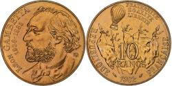 World Coins - Coin, France, Gambetta, 10 Francs, 1982, Paris, série FDC,