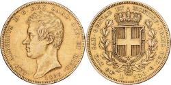 World Coins - Italian States, SARDINIA, Carlo Alberto, 100 Lire, 1835, Torino, Gold