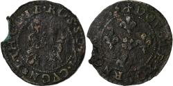 World Coins - Seigneury of Cugnon, John Theodore, Double Tournois, 1635, Cugnon, Copper