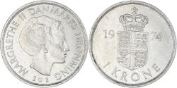 World Coins - Coin, Denmark, Krone, 1974