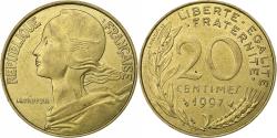 World Coins - France, 20 Centimes, Marianne, 1997, Paris, Aluminum-Bronze, , KM:930