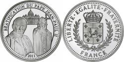 World Coins - Vatican, Medal, Béatification du Pape Jean-Paul II, Silver,