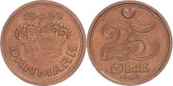 World Coins - Coin, Denmark, 25 Öre, 1999