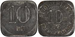 World Coins - Weimar Republic, 10 Pfennig, 1919, Zinc, , KM:26