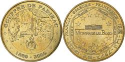 World Coins - France, Tourist token, Gouffre du Padirac, 2009, MDP, Nordic gold,