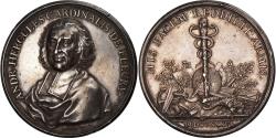 World Coins - France, Medal, André Hercule de Fleury, 1736, Geneva, Silver, Dassier