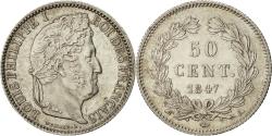 World Coins - Coin, France, Louis-Philippe, 50 Centimes, 1847, Paris, , Silver