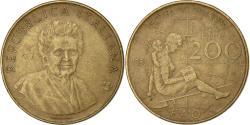 World Coins - Italy, 200 Lire, 1980, Rome, Aluminum-Bronze, , KM:107