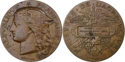 World Coins - France, Medal, Concours Régional Agricole, Nevers, 1887, Bronze, Ponscarme