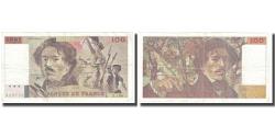 World Coins - France, 100 Francs, Delacroix, 1990, P. A.Strohl-G.Bouchet-J.J.Tronche