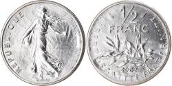 World Coins - Coin, France, Semeuse, 1/2 Franc, 1982, Paris, FDC, , Nickel, KM:931.1