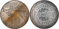 World Coins - France, 10 Euro, Île-de-France, 2011, Pessac, Silver,