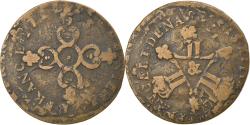 World Coins - Coin, France, Louis XIV, Six deniers dits « dardenne », 6 Deniers, 1710
